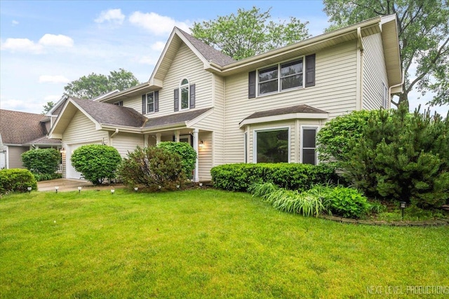 2556 Leach Dr, Naperville, IL 60564 - traditional home with an attached garage and a front yard