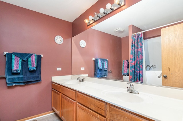 2715 Lahinch Dr, Aurora, IL 60503 - bathroom featuring double vanity