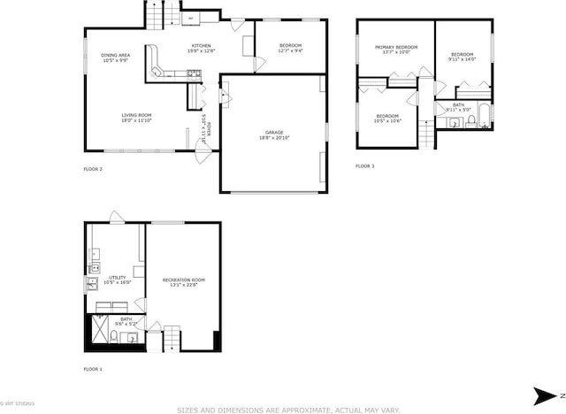 2136 N Westmoreland Dr, Palatine, IL 60074 - view of property floor plan