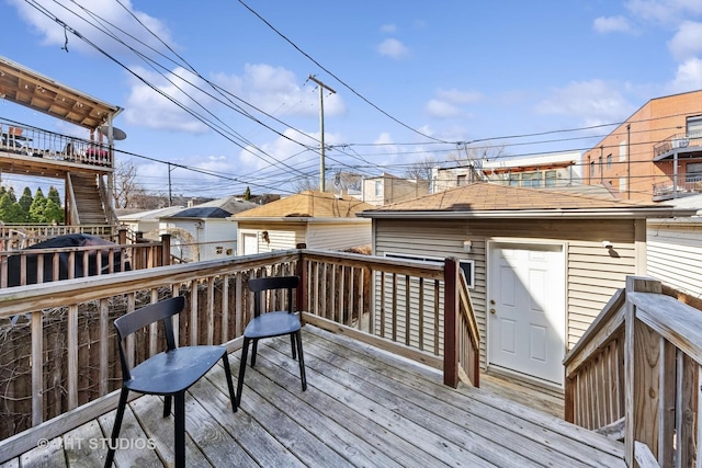 3342 S Giles Ave, Chicago, IL 60616 - view of deck