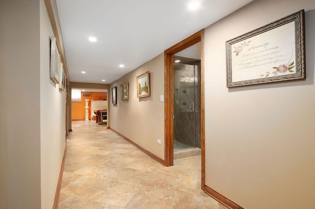 1902 N 77th Ct, Elmwood Park, IL 60707 - hall with baseboards and recessed lighting
