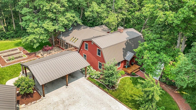 2804 E Concord Rd, Urbana, IL 61802 - aerial view of property and surrounding area
