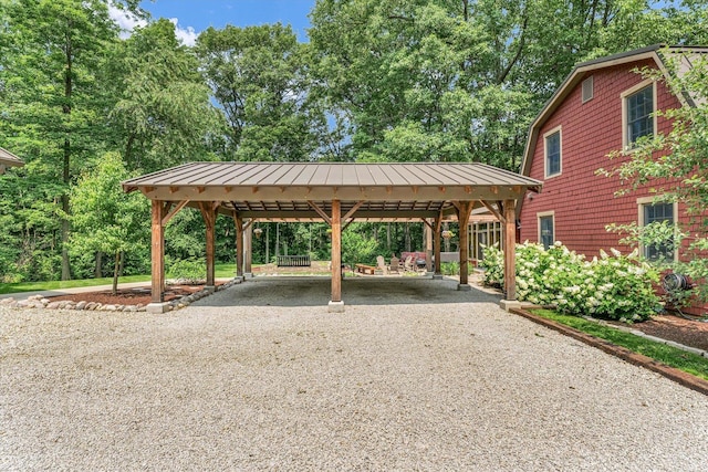 2804 E Concord Rd, Urbana, IL 61802 - surrounding community with a detached carport and gravel driveway