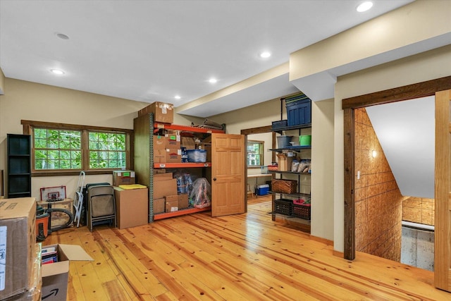 2804 E Concord Rd, Urbana, IL 61802 - office with light wood finished floors, healthy amount of natural light, and recessed lighting