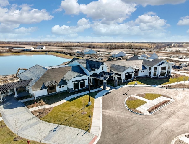 3149 Bellwether Dr, Aurora, IL 60503 - aerial view of residential area featuring a large body of water