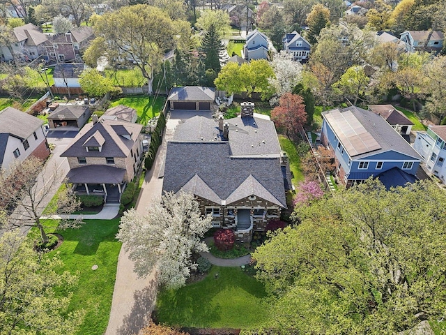1424 Glencoe Ave, Highland Park, IL 60035 - aerial view of residential area
