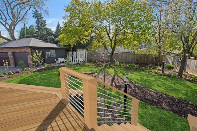 1424 Glencoe Ave, Highland Park, IL 60035 - view of deck