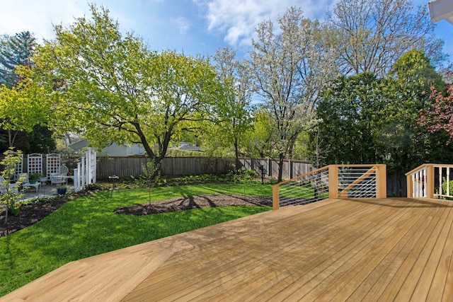 1424 Glencoe Ave, Highland Park, IL 60035 - view of wooden terrace
