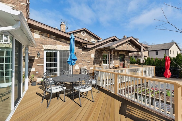 1424 Glencoe Ave, Highland Park, IL 60035 - deck featuring outdoor dining area