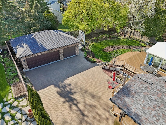 1424 Glencoe Ave, Highland Park, IL 60035 - aerial view of property and surrounding area