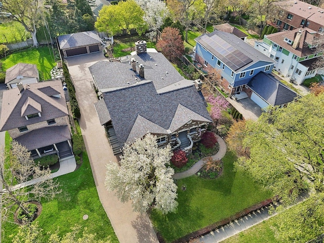 1424 Glencoe Ave, Highland Park, IL 60035 - aerial perspective of suburban area