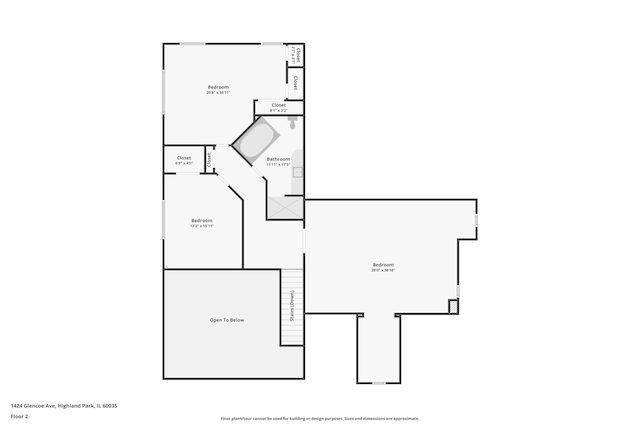 1424 Glencoe Ave, Highland Park, IL 60035 - home floor plan