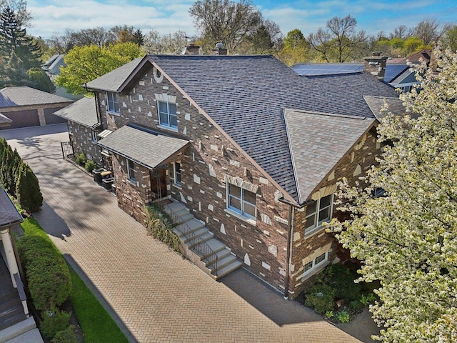 1424 Glencoe Ave, Highland Park, IL 60035 - view from above of property