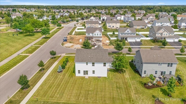 2093 Squire Cir, Yorkville, IL 60560 - aerial view of property and surrounding area featuring nearby suburban area