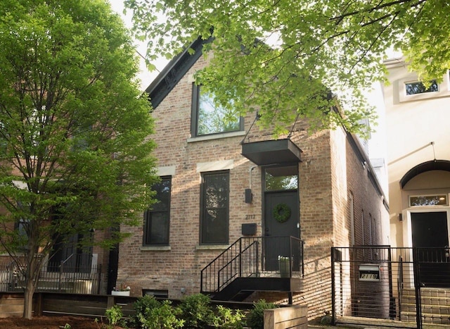 2117 W Dickens Ave, Chicago, IL 60647 - view of front facade featuring brick siding