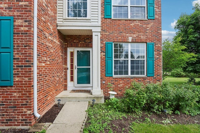 263 Thrush Cir, Lindenhurst, IL 60046 - entrance to property with brick siding