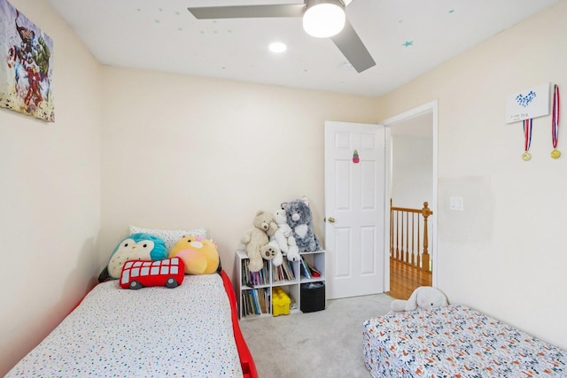 263 Thrush Cir, Lindenhurst, IL 60046 - bedroom with carpet flooring and ceiling fan