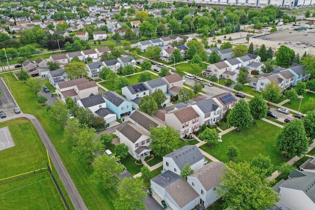 46 Harmony Ln, Romeoville, IL 60446 - aerial perspective of suburban area