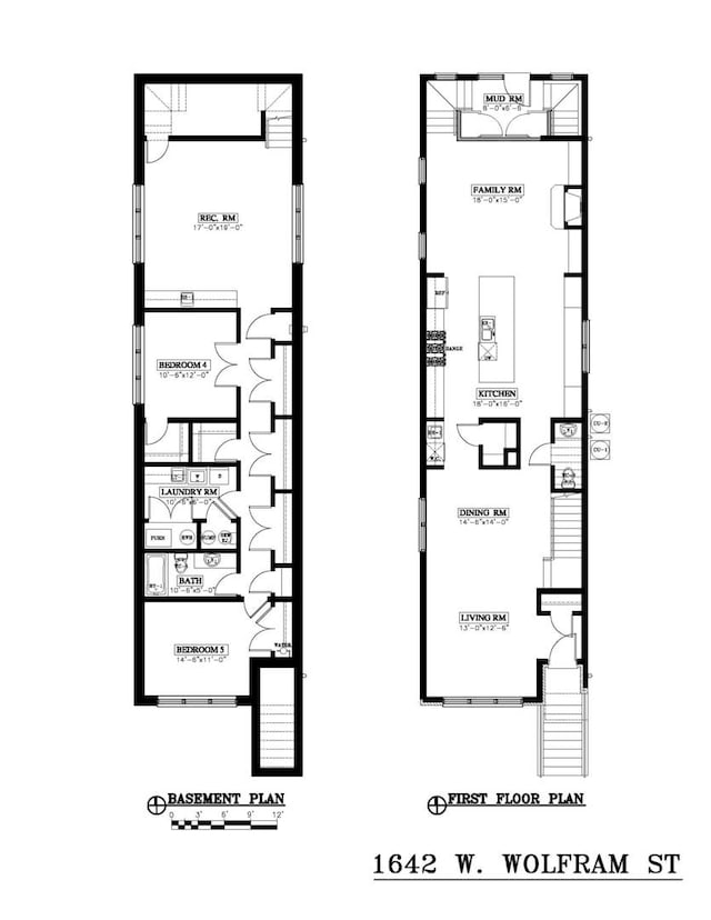 1636 W Wolfram St, Chicago, IL 60657 - room layout