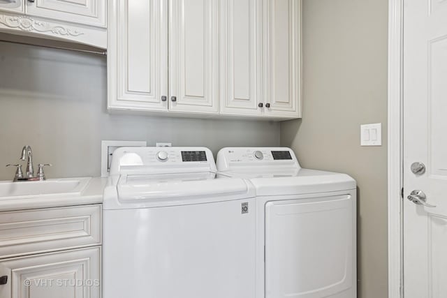 13922 Steepleview Ln, Lemont, IL 60439 - laundry area with cabinet space and washer and clothes dryer