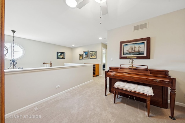 13922 Steepleview Ln, Lemont, IL 60439 - hall featuring light colored carpet and recessed lighting