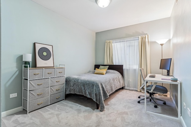 2309 W Chicago Ave Unit 1, Chicago, IL 60622 - bedroom with carpet flooring, an office area, and baseboards