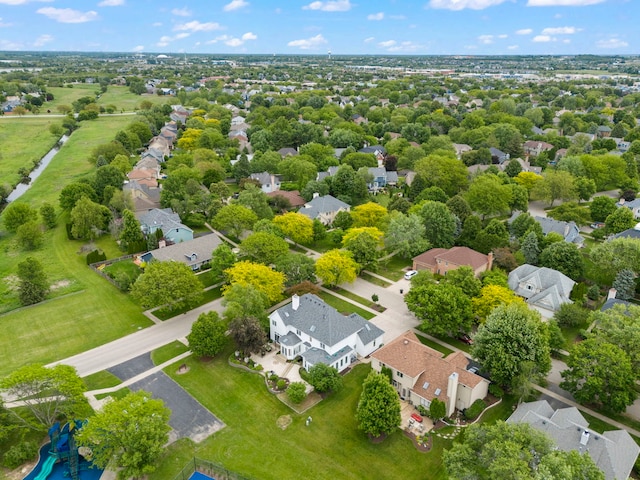 499 Waubonsee Cir, Oswego, IL 60543 - aerial perspective of suburban area