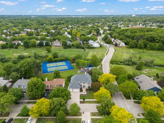 499 Waubonsee Cir, Oswego, IL 60543 - aerial perspective of suburban area