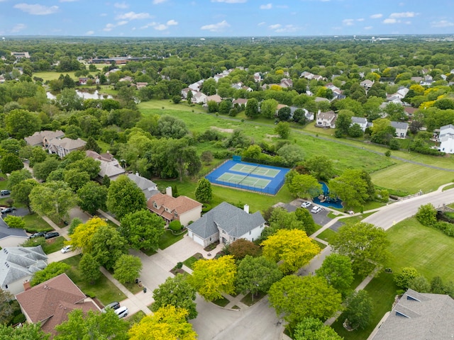 499 Waubonsee Cir, Oswego, IL 60543 - aerial perspective of suburban area