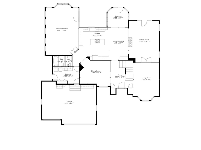 499 Waubonsee Cir, Oswego, IL 60543 - floor plan / room layout