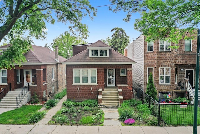 3523 W 60th Pl, Chicago, IL 60629 - bungalow-style home with stairway and brick siding