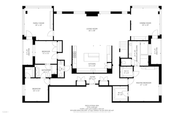 1307 W Wrightwood Ave Unit 201, Chicago, IL 60614 - view of room layout
