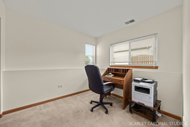 664 Birchwood Dr, Bolingbrook, IL 60490 - carpeted office space featuring baseboards