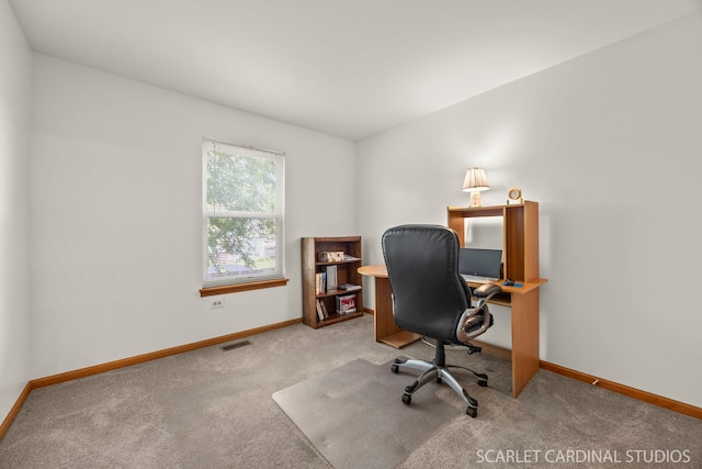 664 Birchwood Dr, Bolingbrook, IL 60490 - carpeted office featuring baseboards