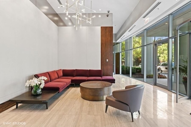 1235 S Prairie Ave Unit 3605, Chicago, IL 60605 - lobby featuring a high ceiling