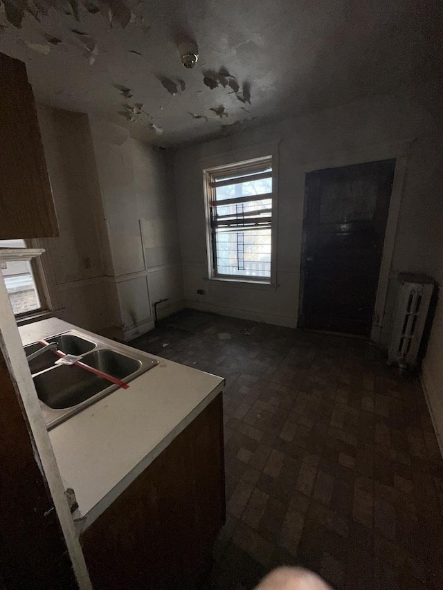 7425 S Harvard Ave, Chicago, IL 60621 - kitchen with a sink and radiator heating unit