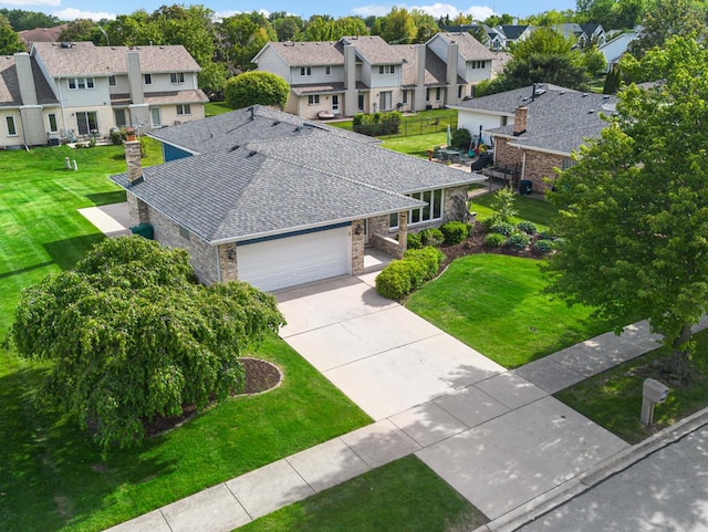 7729 W 157th Pl, Orland Park, IL 60462 - aerial perspective of suburban area