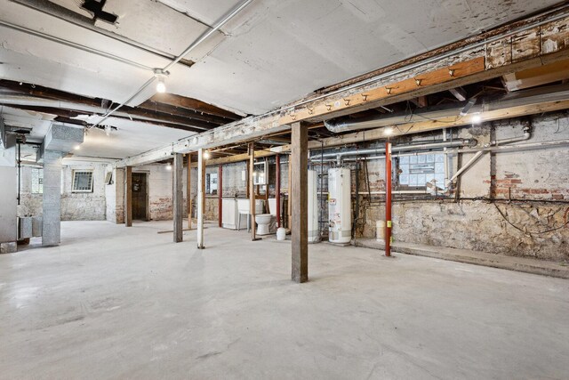 2439 S Millard Ave, Chicago, IL 60623 - basement featuring gas water heater