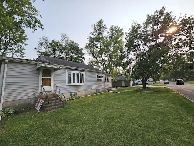 3500 Butler Ave, Steger, IL 60475 - view of front facade with entry steps and a front yard