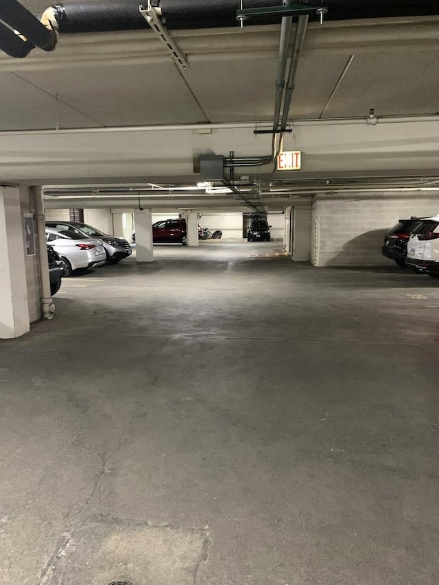 6430 W Belle Plaine Ave Unit 202, Chicago, IL 60634 - view of parking garage