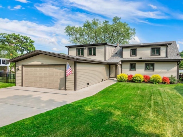 1599 Lowe Dr, Algonquin, IL 60102 - traditional home featuring an attached garage and driveway