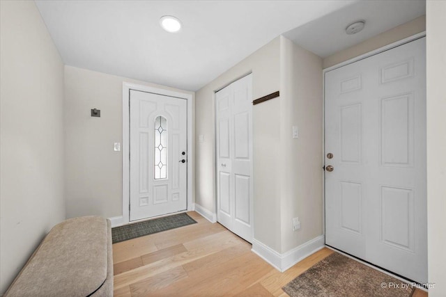 1599 Lowe Dr, Algonquin, IL 60102 - entrance foyer featuring light wood-type flooring and baseboards
