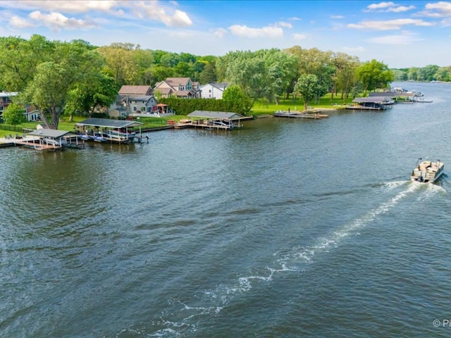 1599 Lowe Dr, Algonquin, IL 60102 - water view featuring a dock