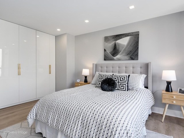 405 N Wabash Ave Unit 2313, Chicago, IL 60611 - bedroom with light wood-style flooring