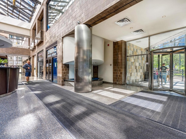 405 N Wabash Ave Unit 2313, Chicago, IL 60611 - common area with a towering ceiling