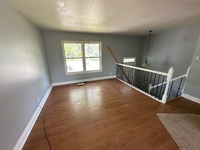 1764 Ross Cres, Sauk Village, IL 60411 - empty room featuring baseboards and wood finished floors
