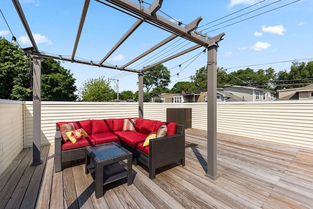 2530 W Morse Ave, Chicago, IL 60645 - wooden deck featuring an outdoor living space