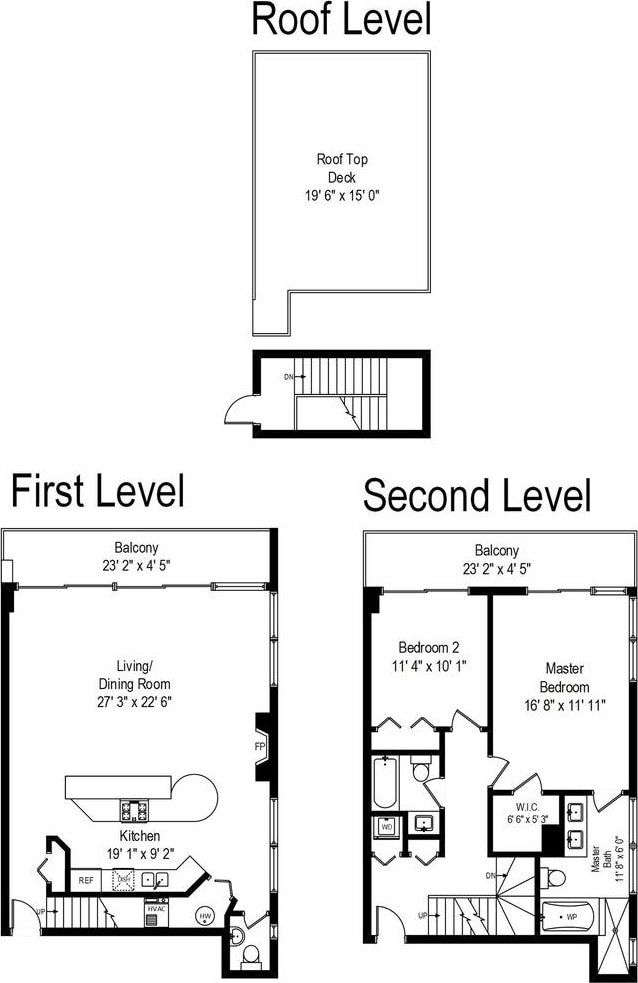 2315 W Wabansia Ave Unit 3Ne, Chicago, IL 60647 - room layout