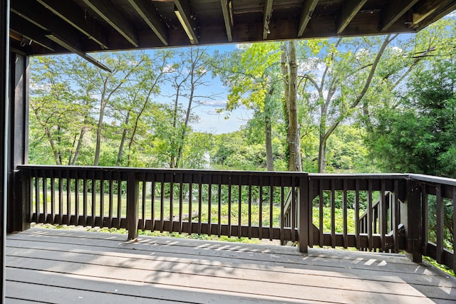 5515 Lakeside Dr Unit 1D, Lisle, IL 60532 - view of wooden terrace