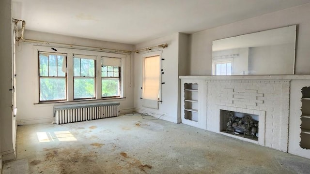 5330 W Foster Ave, Chicago, IL 60630 - unfurnished living room featuring radiator heating unit
